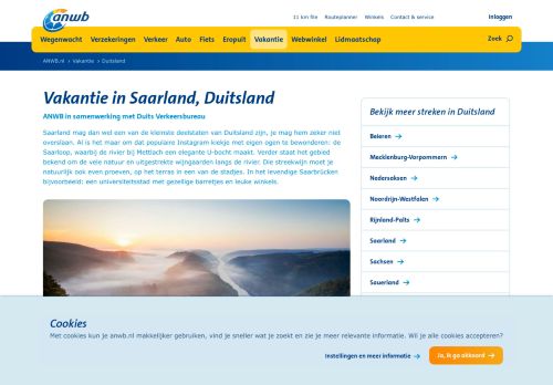 
                            5. Vakantie Saarland in Duitsland - Bekijk onze tips - ANWB