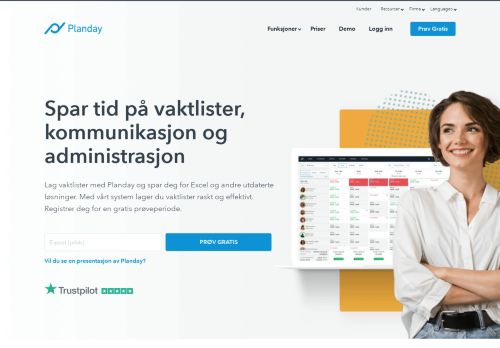 
                            2. Vaktlister på nett og mobil fra Planday