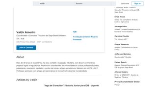
                            13. Valdir Amorim - Coordenador Técnico Jurídico - IOB | LinkedIn