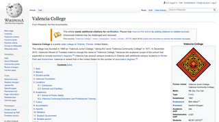 
                            12. Valencia College - Wikipedia