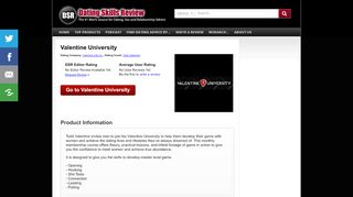 
                            1. Valentine University - Dating Skills Review