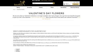 
                            6. Valentines Day Flowers & Roses - Same Day Delivery - Interflora