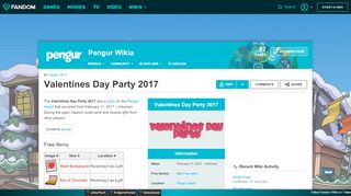 
                            12. Valentines Day Party 2017 | Pengur Wikia | FANDOM powered by Wikia