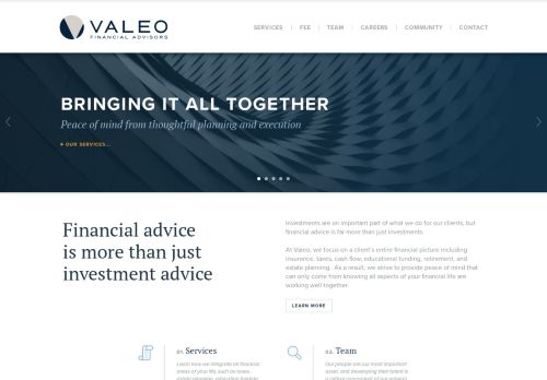 
                            7. Valeo Financial Advisors: Comprehensive, Independent, Fee-only ...