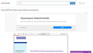 
                            7. VALIANTnet-Benutzerdokumentation - PDF - DocPlayer.org