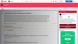 
                            9. Valid Verizon promotion with Showbox and Mobdro? : verizon - Reddit