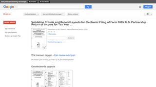 
                            12. Validation Criteria and Record Layouts for Electronic Filing of ... - Résultats Google Recherche de Livres