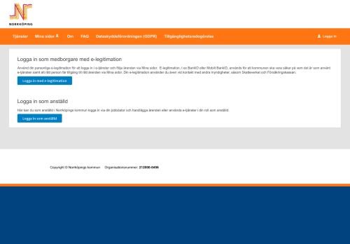 
                            6. Välj inloggningsmetod - Norrköpings kommun