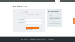 
                            1. Valk Account login · Valk.com - Van der Valk