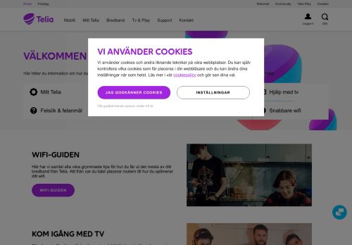 
                            2. Välkommen - Telia.se