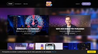 
                            5. Välkommen till BingoLotto - Onlinespel och lotter på nätet