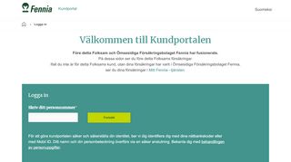 
                            11. Välkommen till Kundportalen | portal.folksam.fi