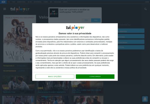 
                            7. Valor da Vida | TVI Player