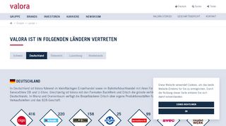 
                            6. Valora Retail Deutschland - Franchise Login