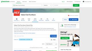 
                            6. Value City Furniture Hourly Pay | Glassdoor
