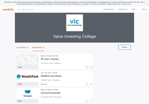 
                            9. Value Investing College Events | Eventbrite