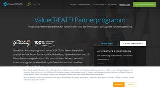 
                            1. ValueCREATE! - NovaStor Partner Portal