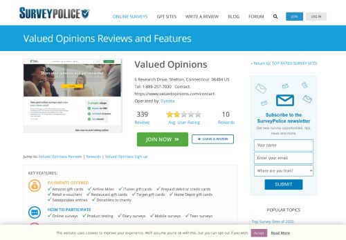 
                            11. Valued Opinions Ranking and Reviews - SurveyPolice