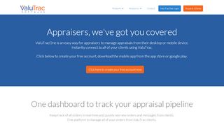 
                            12. ValuTracOne: Appraiser Portal & Mobile App for Appraisers