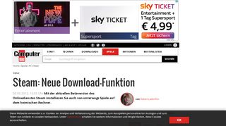 
                            9. Valve: Steam bietet Remote-Downloadfunktion - COMPUTER BILD ...