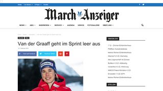 
                            4. Van der Graaff geht im Sprint leer aus – Hoefner Volksblatt und ...