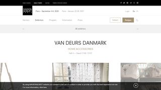 
                            4. VAN DEURS DANMARK – Exhibitors – MAISON&OBJET PARIS
