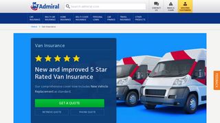 
                            3. Van Insurance Quotes from Admiral.com