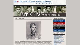 
                            11. Van T. Barfoot | The National WWII Museum Blog