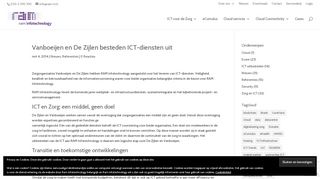 
                            4. Vanboeijen en De Zijlen besteden ICT-diensten uit • RAM ...