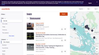 
                            2. Vancouver, Canada Login Events | Eventbrite