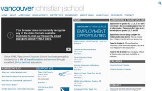 
                            10. Vancouver Christian School Association