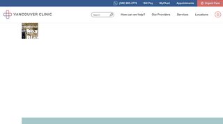 
                            2. Vancouver Clinic | Vancouver WA Medical Clinic and Urgent Care