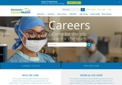 
                            1. Vancouver Coastal Health: Healthcare Jobs | Medical Jobs