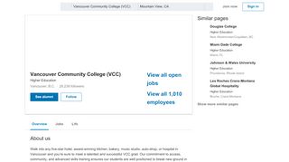 
                            13. Vancouver Community College (VCC) | LinkedIn