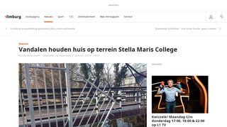 
                            6. Vandalen houden huis op terrein Stella Maris College | 1Limburg ...