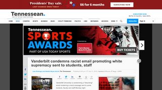 
                            12. Vanderbilt email: Racist message sent to students, faculty