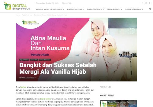 
                            11. Vanilla Hijab adalah sebuah online shop yang menjual produk ...