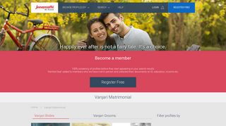 
                            3. Vanjari Matrimonial - Vanjari Marriage - Jeevansathi.com