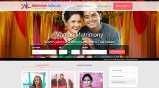 
                            8. Vanjari Matrimony – Vanjari Matrimonial for Shaadi and Marriage