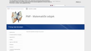 
                            8. Vanjski suradnici | PMF - Matematički odsjek - PMF-MO