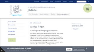 
                            7. Vanliga frågor - IES Järfälla - Internationella Engelska Skolan