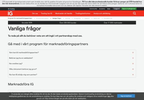 
                            13. Vanliga frågor - IG.com