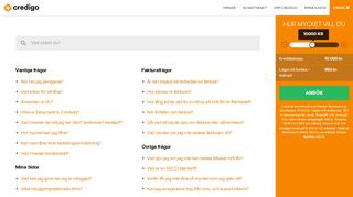 
                            11. Vanliga frågor om lån | Credigo.se