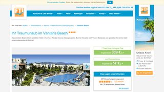 
                            8. Vantaris Beach in Kavros - Paralia Kourna (Georgioupolis) zum ... - FTI