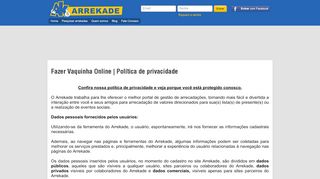 
                            5. Vaquinhas Online | Financiamento Coletivo e Colaborativo ... - Arrekade