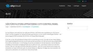 
                            3. Vår första stora uppdatering i City Control Panel - City Cloud