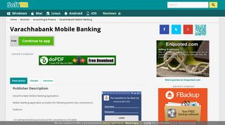 
                            3. Varachhabank Mobile Banking Free Download
