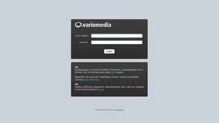
                            1. Variomedia Webmail :: Welcome to Variomedia Webmail