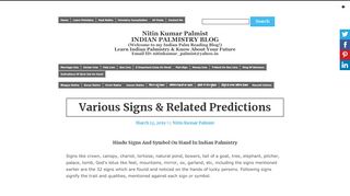 
                            8. Various Signs & Related Predictions | INDIAN PALM READING ...
