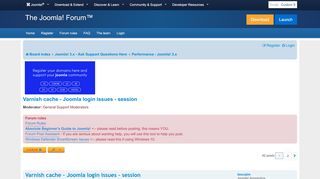 
                            12. Varnish cache - Joomla login issues - session - Joomla! Forum ...